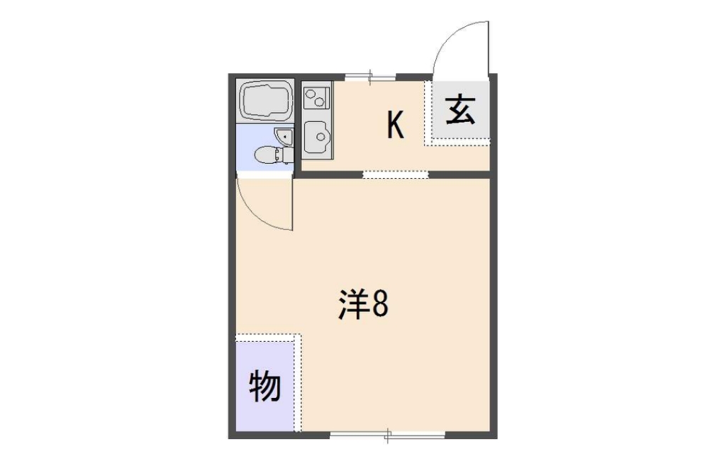 ハイムクレセント 間取り図