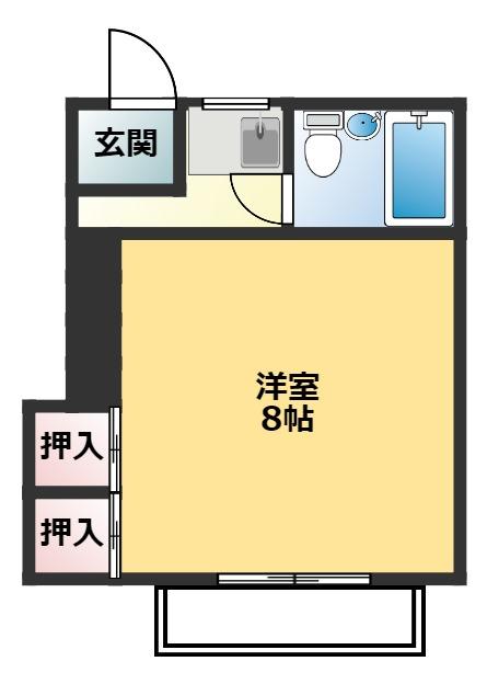 ハイツサンライズ 306号室 間取り