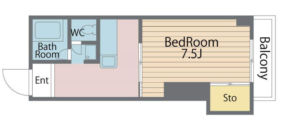 セブンハイツ 506号室 間取り