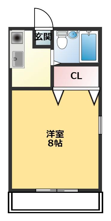 シグナルハイツ大原 10C号室 間取り