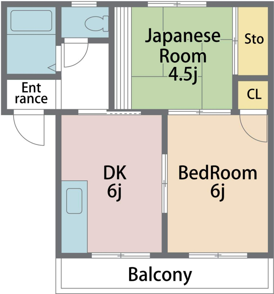 コーポ若葉 間取り図