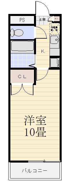 ニューハイツ大計２ 102号室 間取り