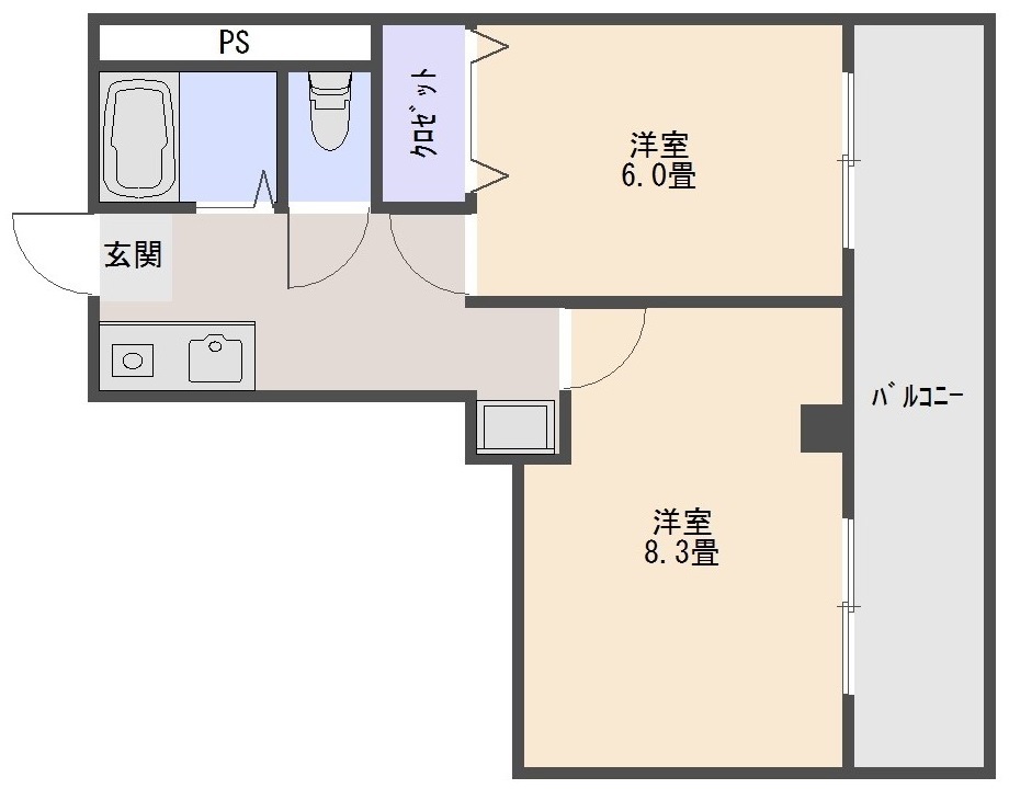 Ｅビルディング 間取り図