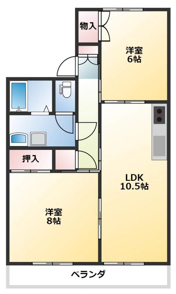 ハイムシルフィー 間取り図