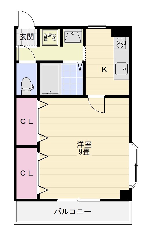 タイム８ 303号室 間取り