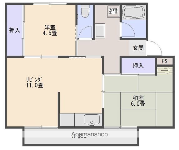ＳＫハイツ 間取り