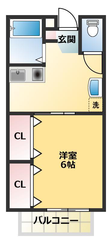 エクセレント９７チュミック 212号室 間取り