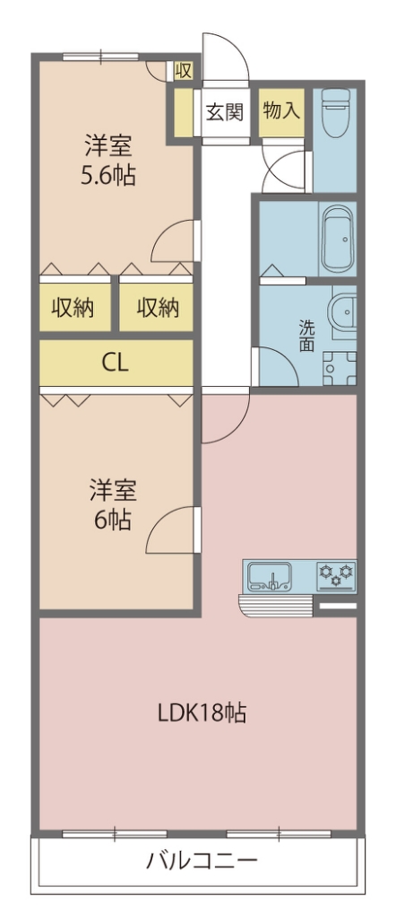 バロンズコート 間取り