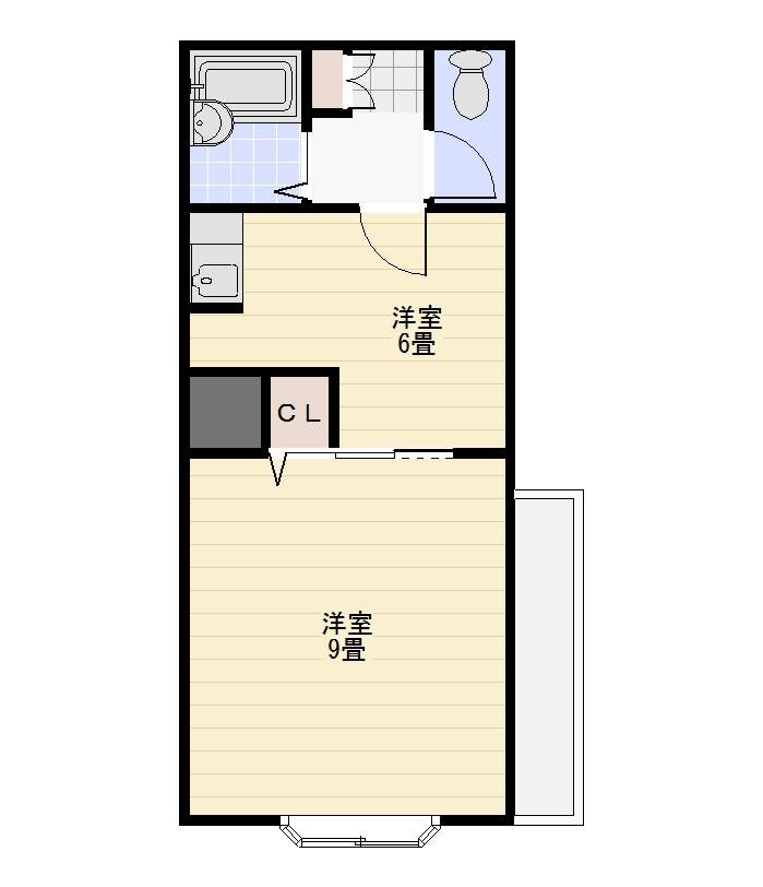 バルセロナマンション 301号室 間取り