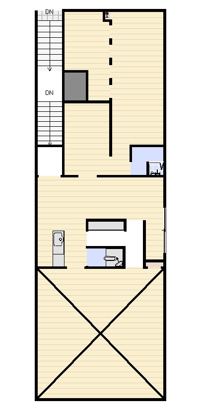 ダンケスタジオ跡地 2号室 間取り