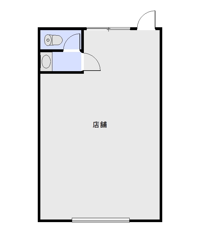 米谷店舗 中号室 間取り