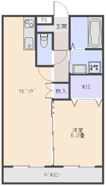 エグゼタウン鳴門 間取り図