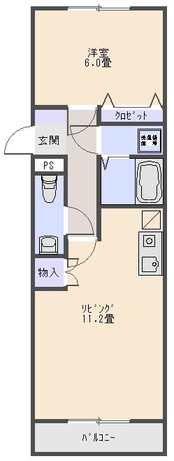 タウンコート鳴門 間取り図