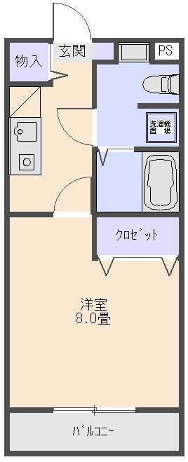 タウンコート鳴門 間取り図