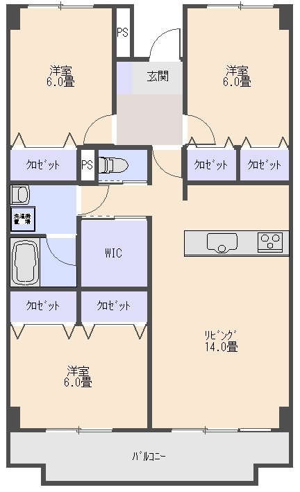 グランヴィアタニヤ 間取り図