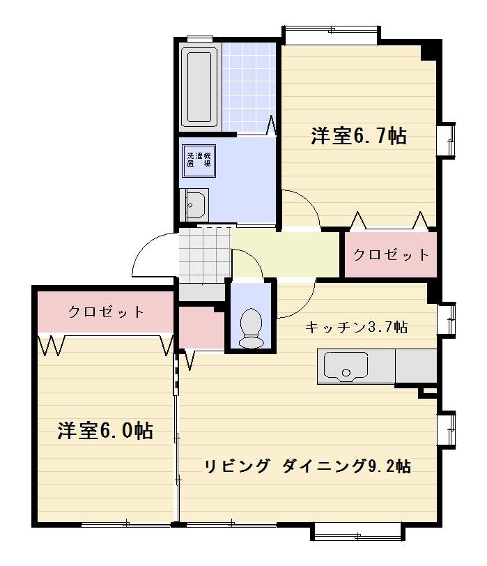 ロイヤルガーデンスペースＢ 間取り図