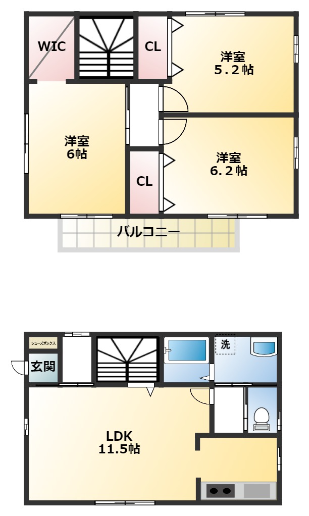 ヴィラージュ鷺島 間取り