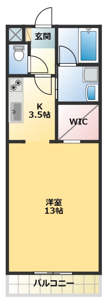 リノ・シティ壱番館 間取り図