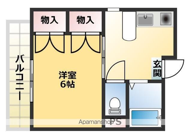 山城ロイヤルハイツ 間取り