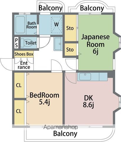 ステラⅠ・Ⅱ 間取り
