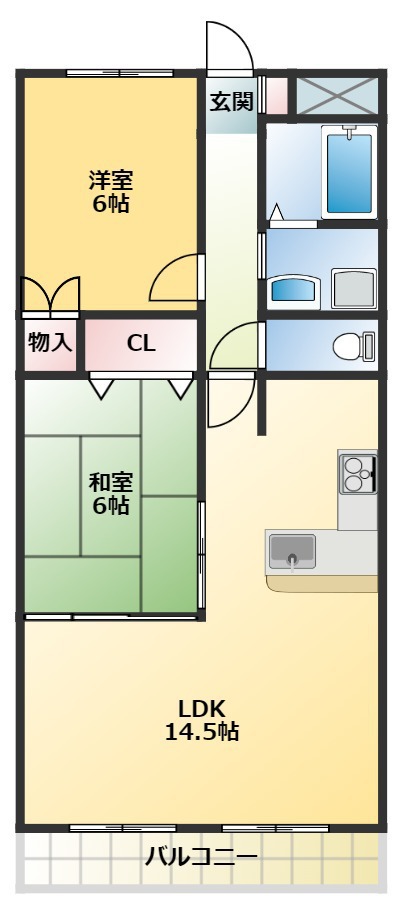 第３コーポＨＡＭＡＤＡ 間取り図