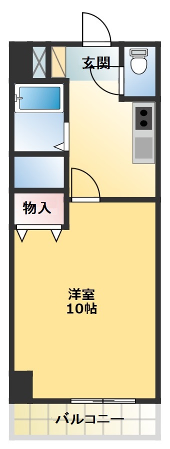 メゾン南昭和 505号室 間取り