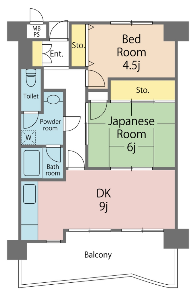 レジデンス福島 間取り図