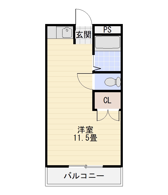 コーポラス阿波 間取り図