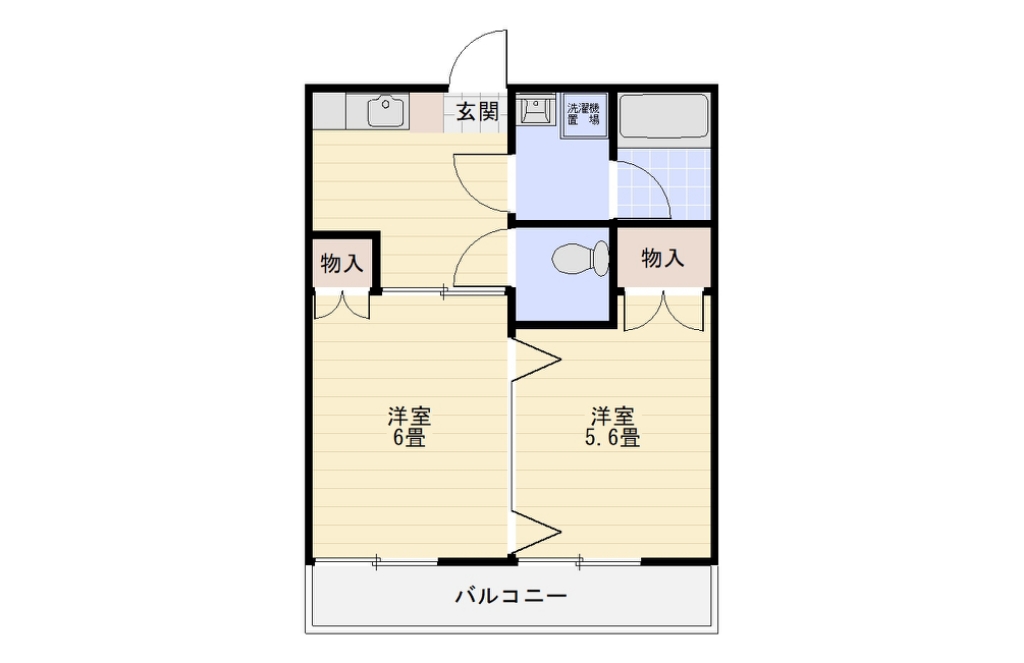 シャトル沖浜 間取り図