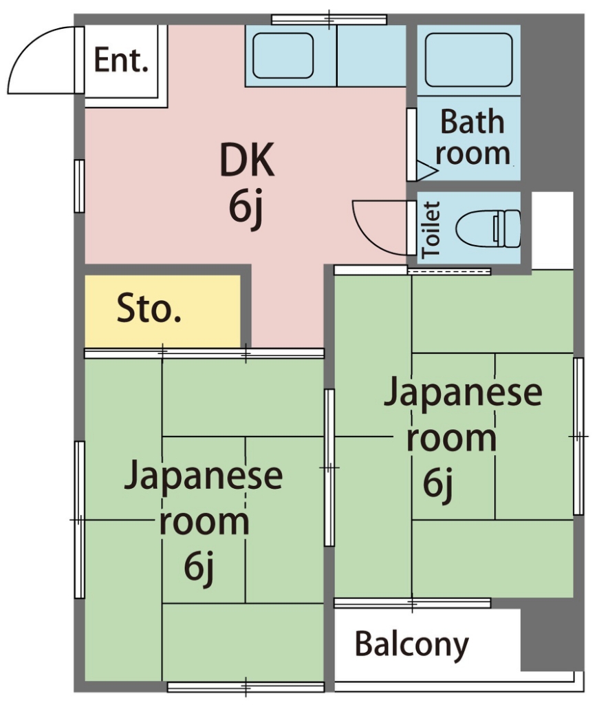 上の山ビル 間取り図