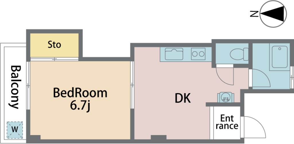 エクセルハイツ 間取り図