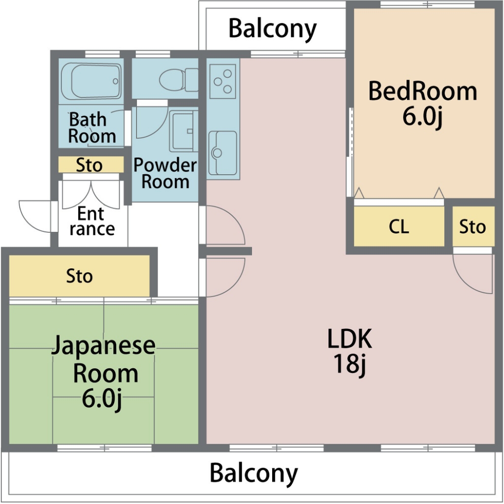 桑田園 間取り図