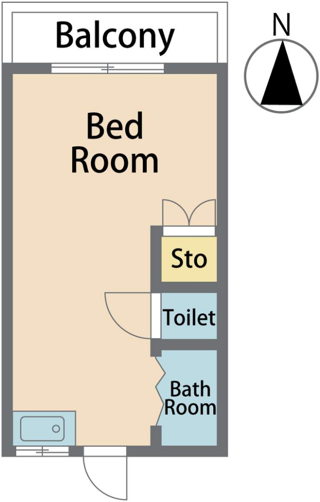 コーポラス阿波 間取り図