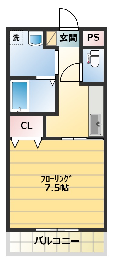 ピース・カーザ 間取り図