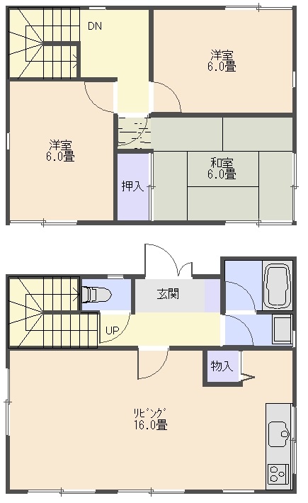 アバンテ大桑島 間取り図