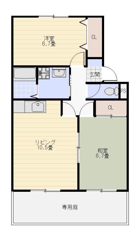 エルジェ 間取り図