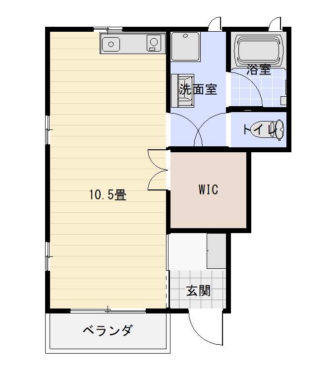 ラヴェール南蔵本 間取り図