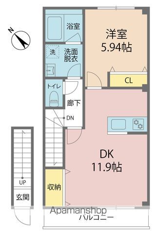 カサ・ミラ 間取り