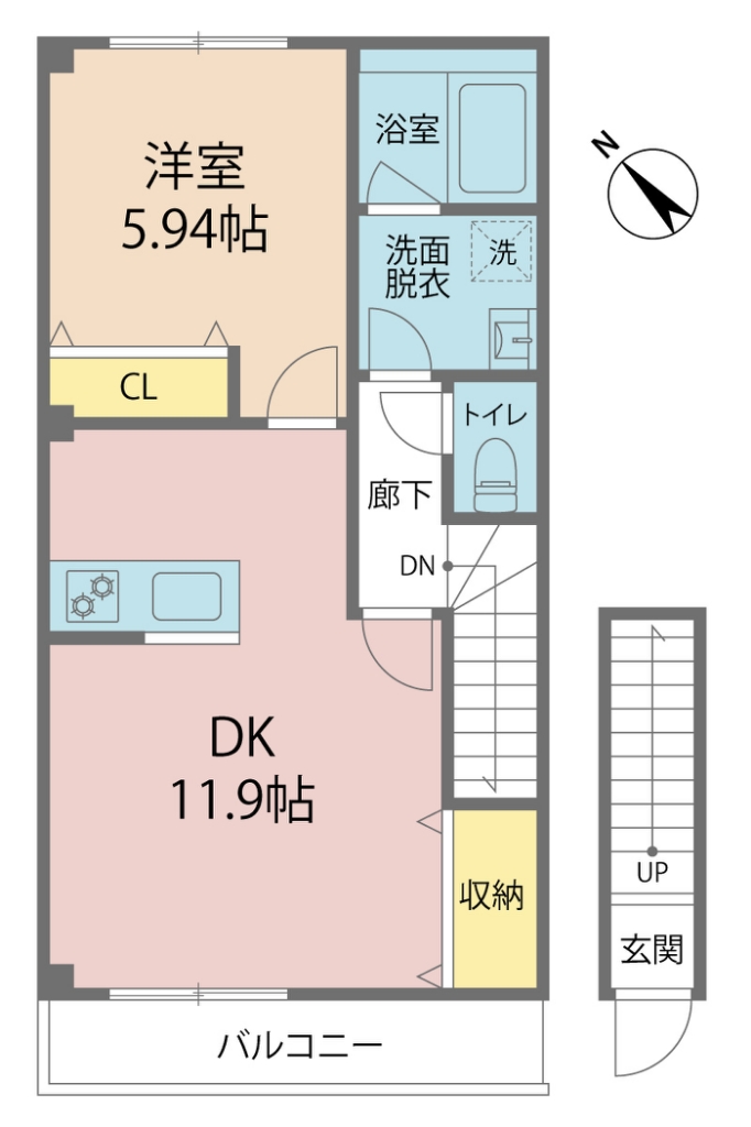 カサ・ミラ 間取り