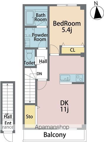 アル・羽ノ浦Ｂ 間取り