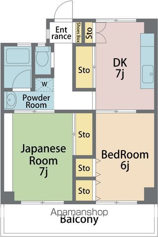 葵ハイツ冨永 間取り