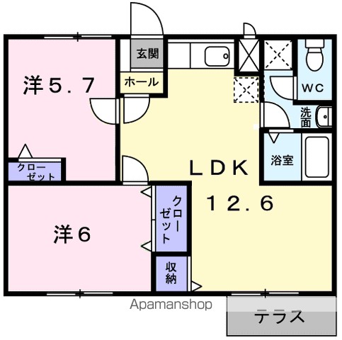 マツモトＧマンションＡ 間取り
