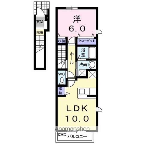アンジェリカ　Ｅ 間取り