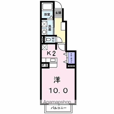シャン・ド・フルール　Ｂ 間取り