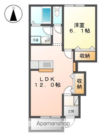 カネイコート日開野Ⅱ 間取り