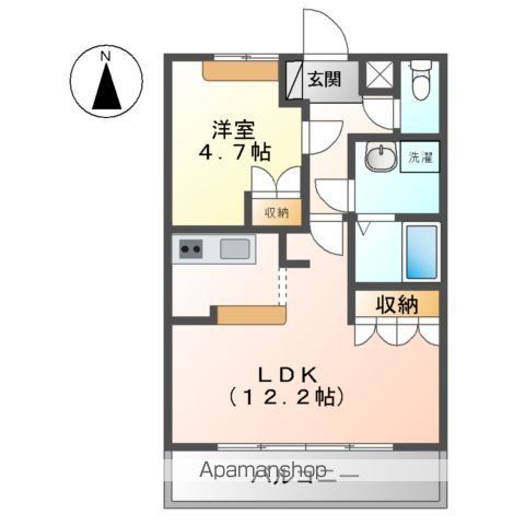 コートヴェール中島田Ⅱ 間取り