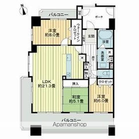 アルファガーデン城山公園 間取り