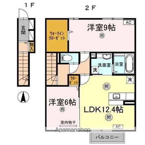 ヴィラコートⅡ 間取り