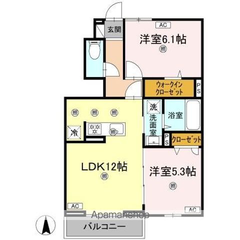 フィオーレガーデン阿南 間取り