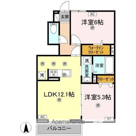 フィオーレガーデン阿南 間取り
